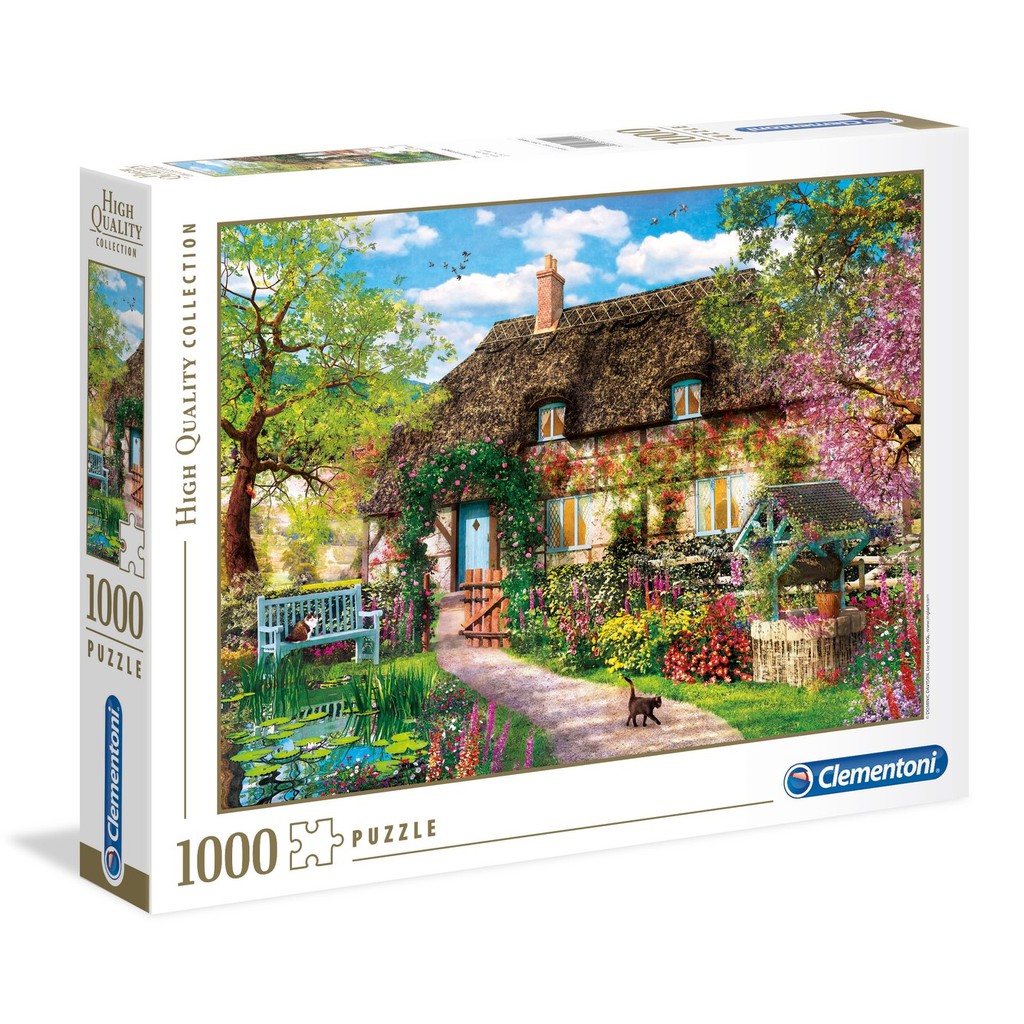 500pc or 1000pc Sizes Ravensburger Cottages & Garden Jigsaw Puzzle Collection 