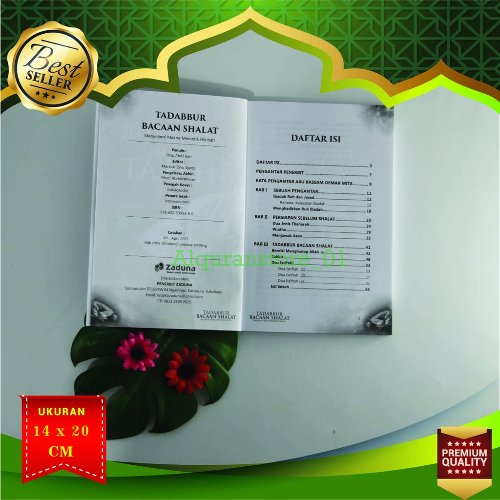 Theadabur Read Prayer To Be Used Meanings In Advanced Wisdom Abdil New Bussam Bassam Mita Zaduna Shopee Singapore