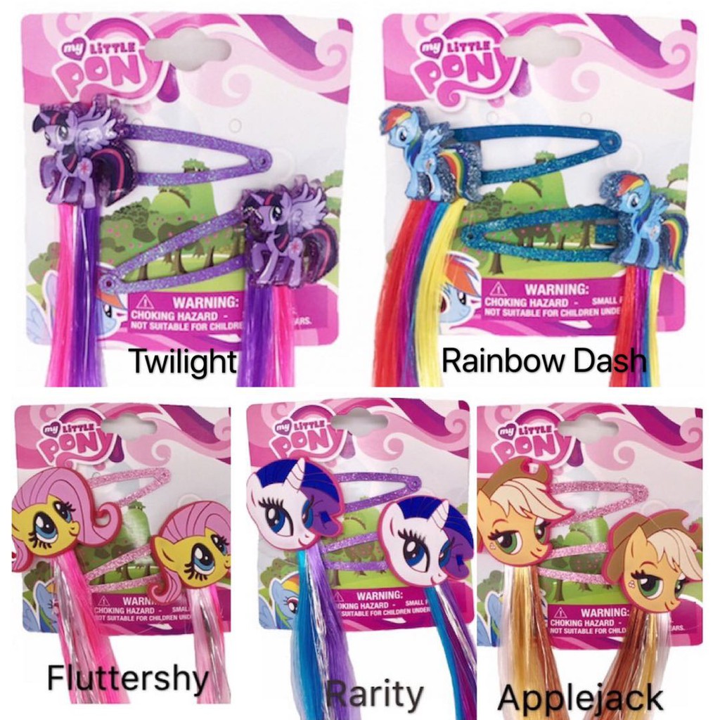 my little pony hair clips