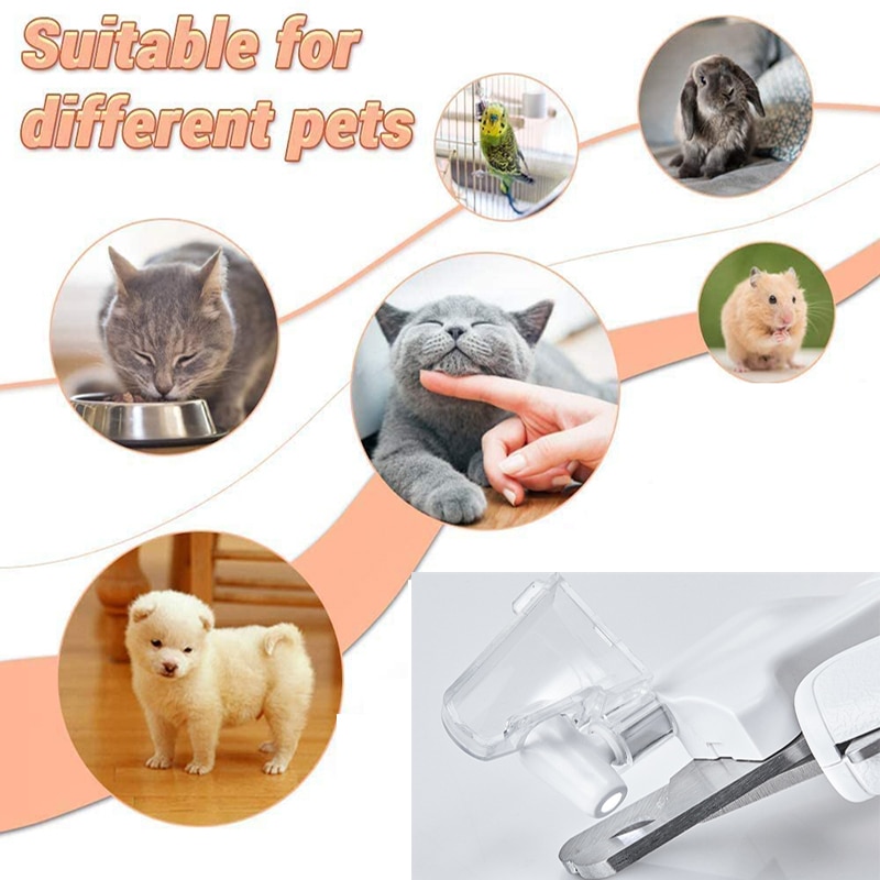 PETKIT Pet Led Nail Clippers Cat Dog Accessories Dedicated Novice Dogs and Cats Nail Clippers