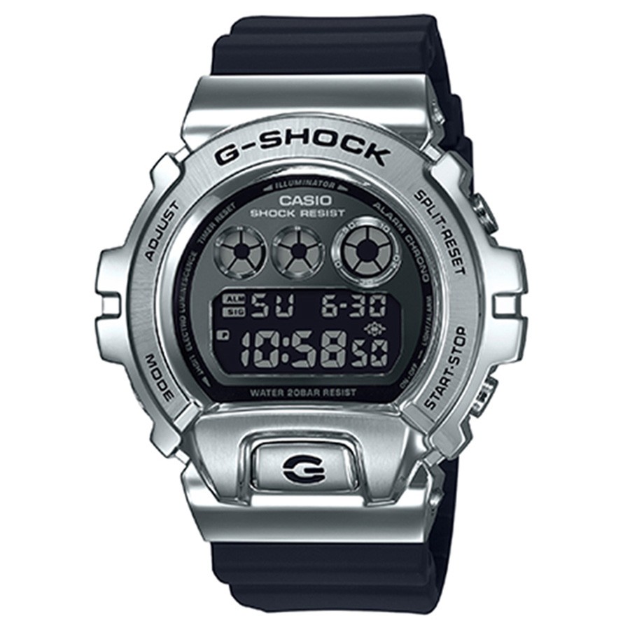 Overseas Direct Mail Sports Electronic Watch Men S Gm 6900 Gold Silver Red 25th Anniversary Jam Watches Shopee Singapore