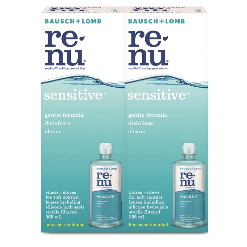 Renu Sensitive Multi Purpose Solution (2 x 355ml) Shopee Singapore