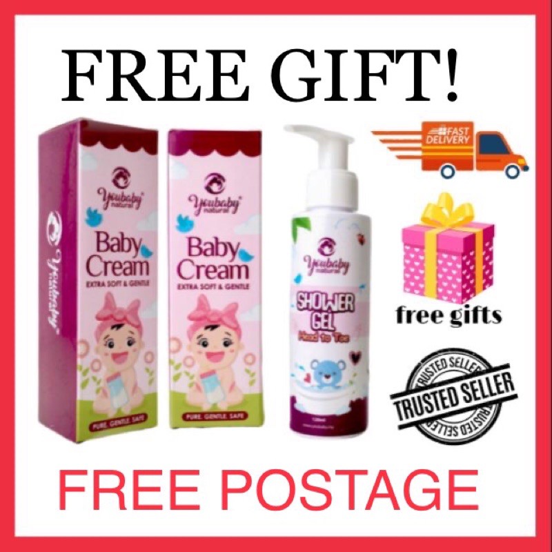 Youbaby Cream You Baby Cream And Shower Gel Original Hq Gift Shopee Singapore