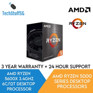 [Lowest in SG] AMD RYZEN 5 5600X/ 5700X / 5800X / 5800X3D  / 5900X / 5950X / 5600G / 5700G / 5500 AM4 CPU PROCESSORS