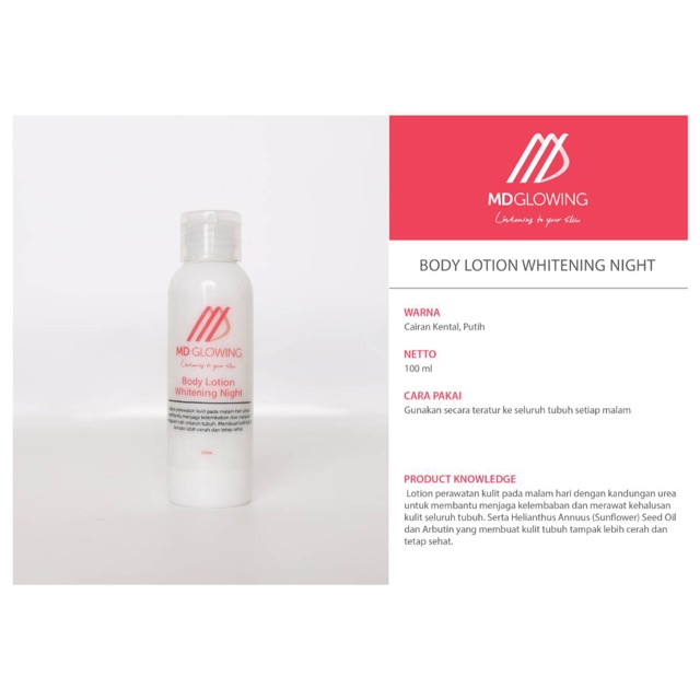 night lotion whitening
