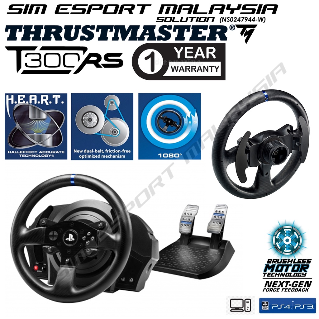 Thrustmaster T300RS PS5 PS4 PC Shopee Singapore