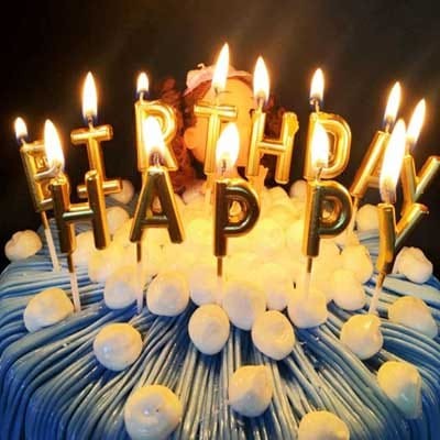 Sg Seller Happy Birthday Letter Candle For Birthday Parties Shopee Singapore