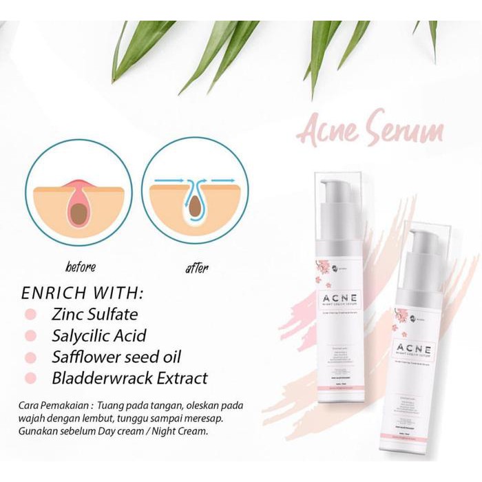 ms glow serum acne