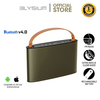 Elysium Tot Bluetooth Portable Fashion Stereo Speaker System For Smartphones Shopee Singapore