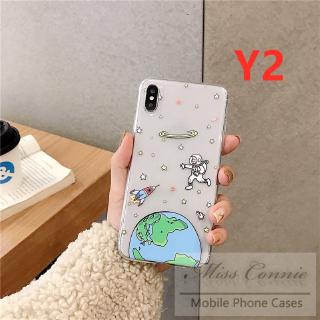 Soft Case Smartphone Motif Kartun  Luar  Angkasa  untuk Oppo 