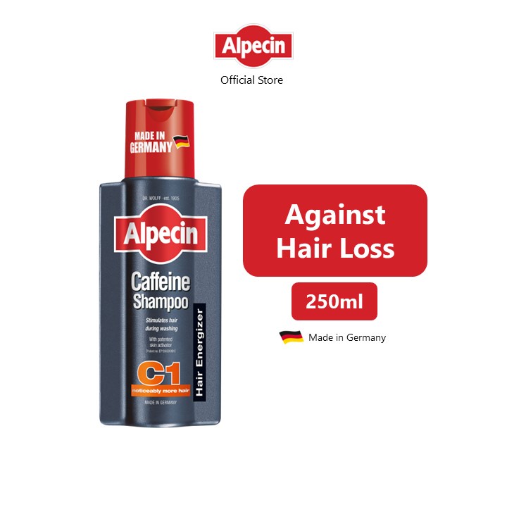 Alpecin Caffeine Shampoo C1 (250ml) - Men's Shampoo Against Hair Loss |  Shopee Singapore