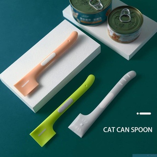Pet Feeding Can Spoon Easy to Clean with Long Handle 16*3.1*1.2CM ABS TPR #4