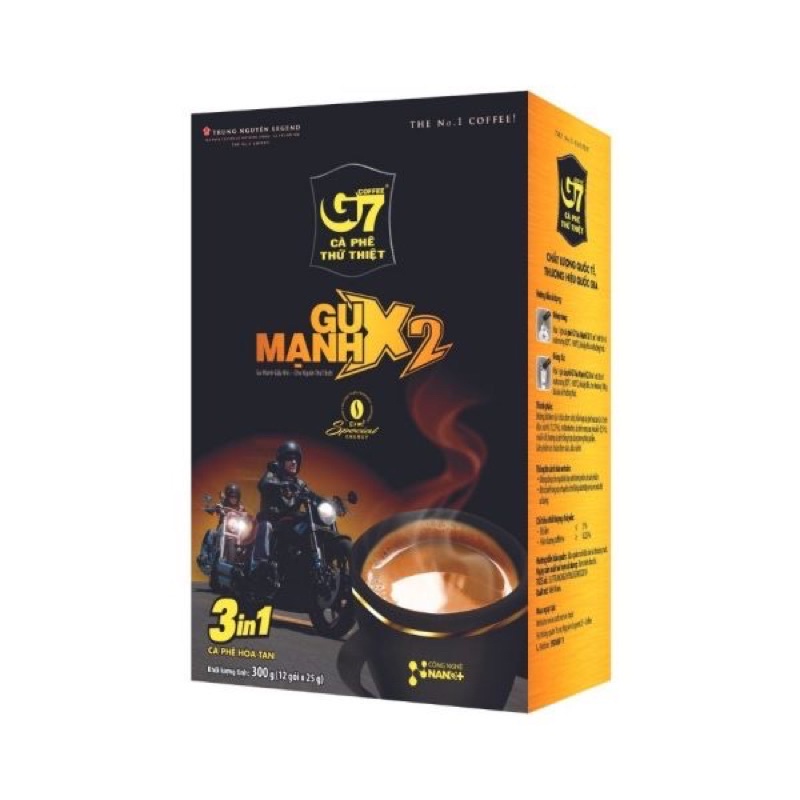 G7 3in1 Coffee Gu Manh X2 Trung Nguyen Legend Instant coffee milk