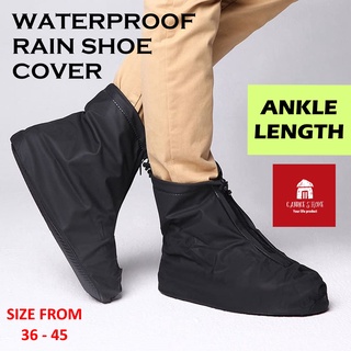 🔥SG READY STOCK🔥Rain Shoe Cover Waterproof Anti-slip Outdoor Bike Travel