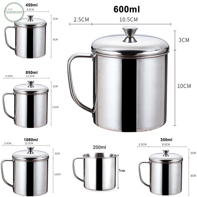 304 Stainless Steel Milk Coffee Mug Tea Cup Camping Mug 304 Stainless Steel Milk Coffee Mug Tea Cup Camping Mug
