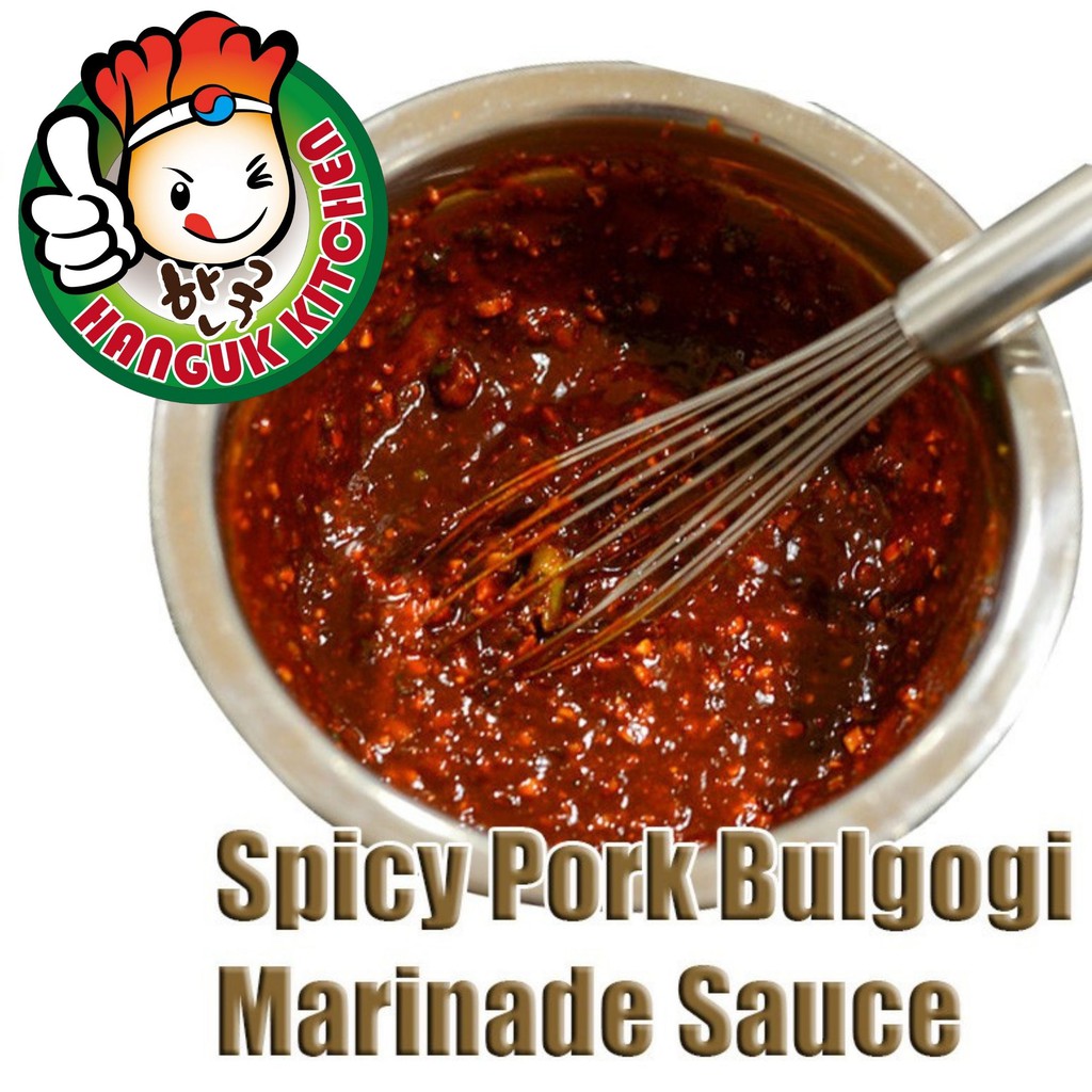 Homemade Korean Spicy Pork Bulgogi Marinade Sauce 700g Hanguk Kitchen Korean Food Mart Shopee