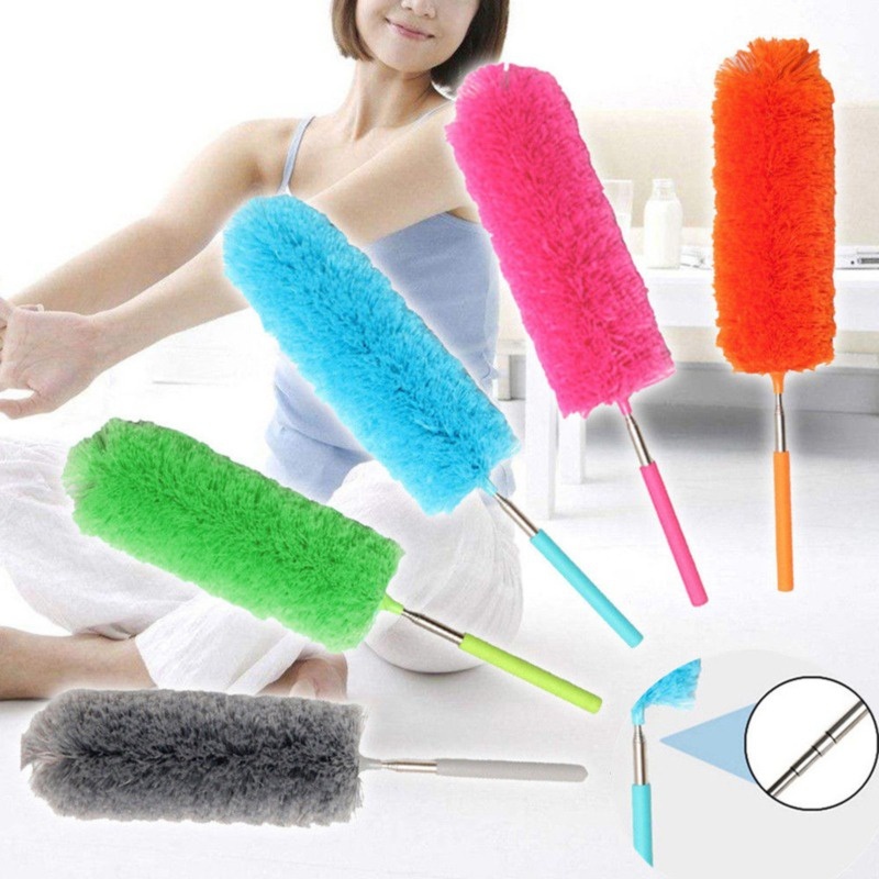 1 Pc Retractable Chenille Feather Duster Adjustable Chenille Car Feather Duster Dust Shan Dusting Brush Household Handle Magic Dusters Shopee Singapore