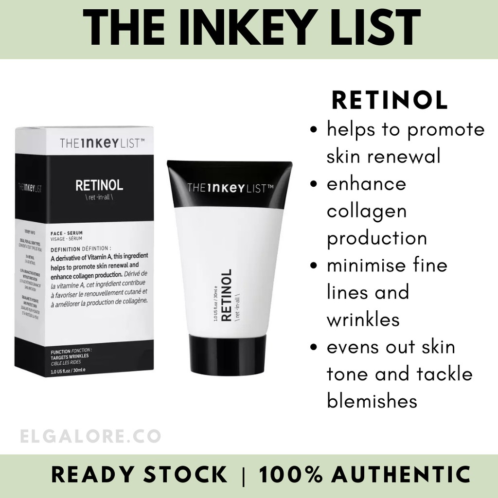 inkey list retinol serum