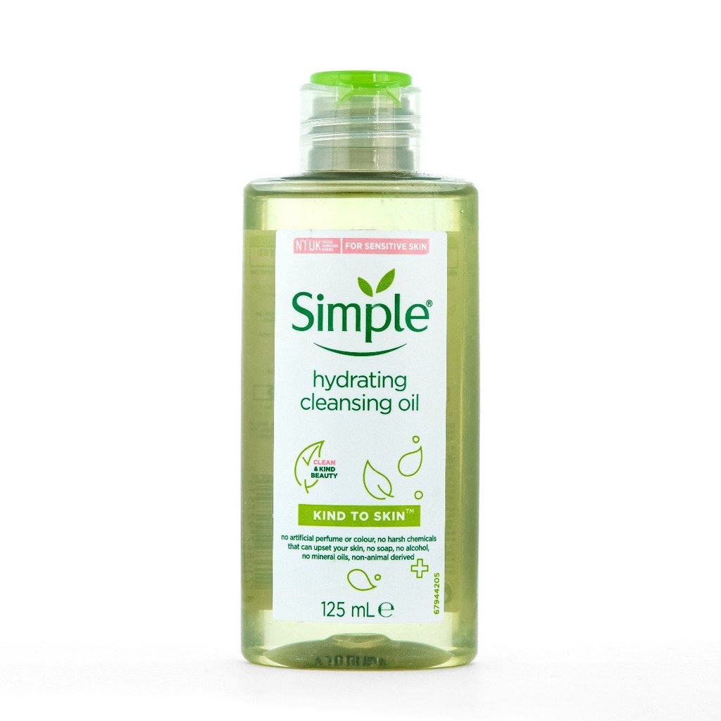 Shop Malaysia Free Shipping Simple Hydrating Cleansing Oil 125ml Exp 09 2023 Shopee Singapore