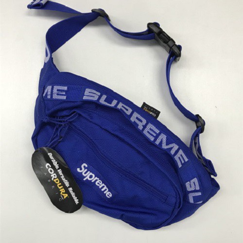 blue fanny pack supreme