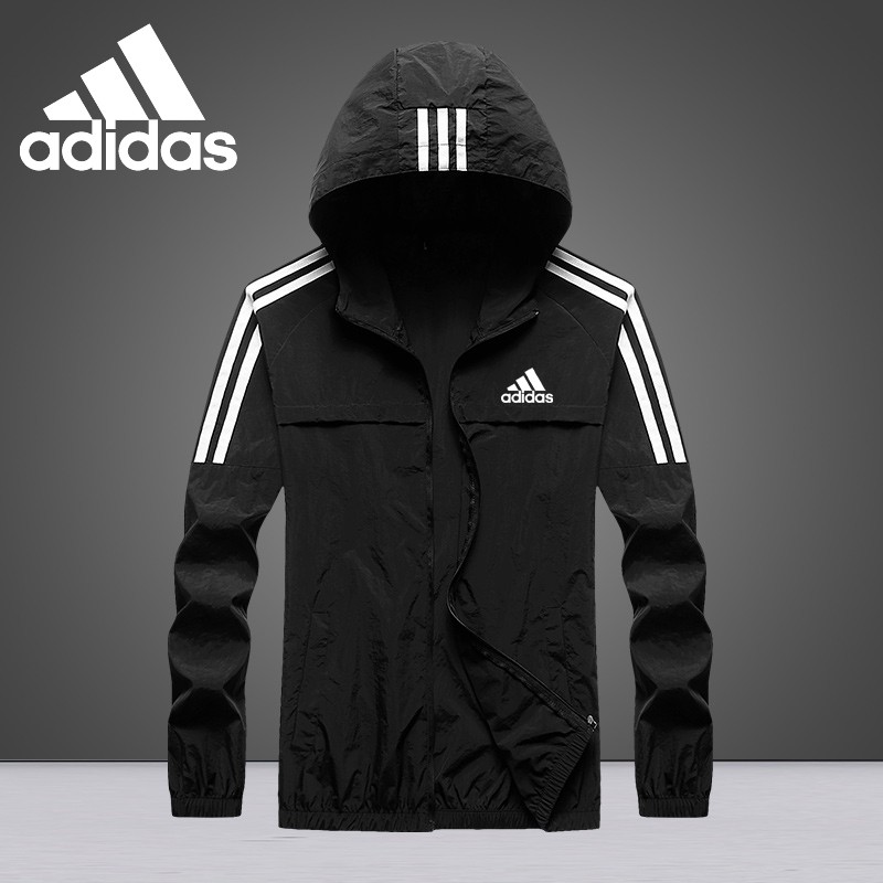 black adidas hoodie mens