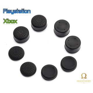 8Pcs PS5/PS4/XBOX Series X Console Thumb Analog Stick Grip Silicone Protective button Cap