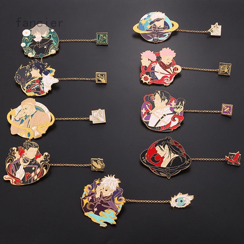 Anime Jujutsu Kaisen Button Brooch Badge Cartoon Round Brooch Pins Anime  Accessories | Shopee Singapore