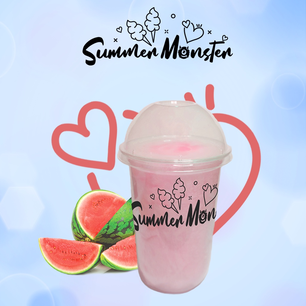 SummerMonster Candy Floss Cotton Candy Watermelon Flavors Shopee