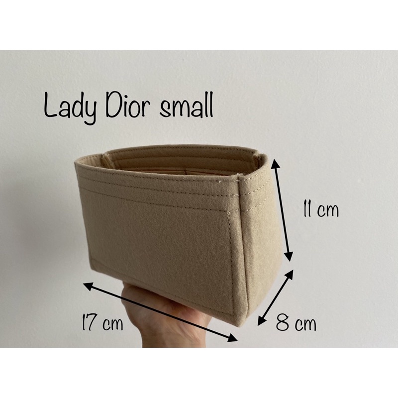 Image of Felt cloth bag insert for Lady Dior small medium large handbag #3