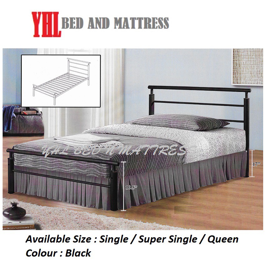 Yhl Sarayah I Metal Bed Frame Single, Queen Size Bed Frame Free Delivery