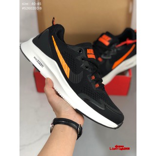 nike running shoes black orange