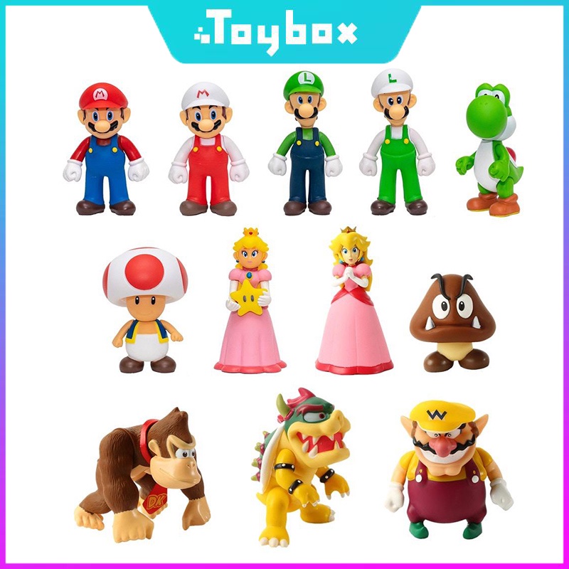 Super Mary Super Mario Model Doll Luigi Mario Nintendo Toy Car Desktop ...