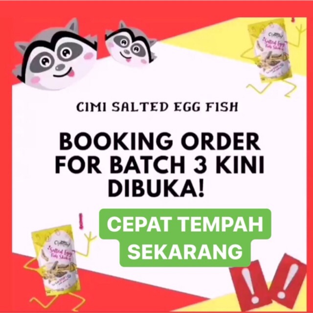 Cimi Salted Egg Fish Skin By Cik Epal Open Preorder Shopee Singapore