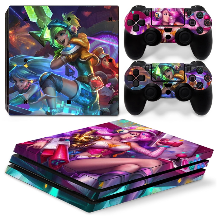 Lol Ps4 Pro Skin Sticker For Sony Playstation 4 Console And Controllers Ps4 Pro Skin Sticker Decal Vinyl Shopee Singapore