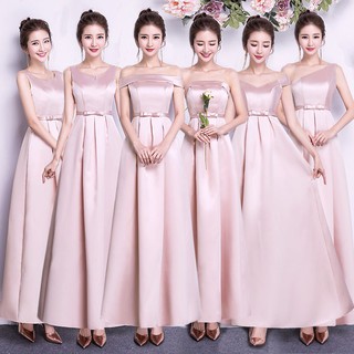 Image of Women Bridesmaid Dress Long Dresses Sister Dresses Wedding Dinner Evening Dress
