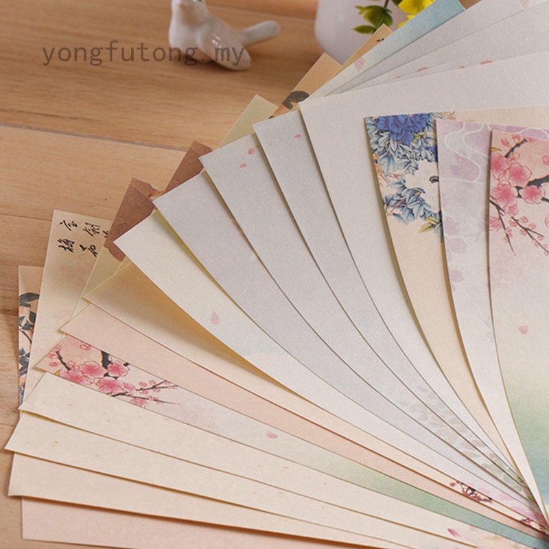 Yongfutong Writing Stationery Letter Writing Paper Sets Creative Antique Letter Stationery Shopee Singapore