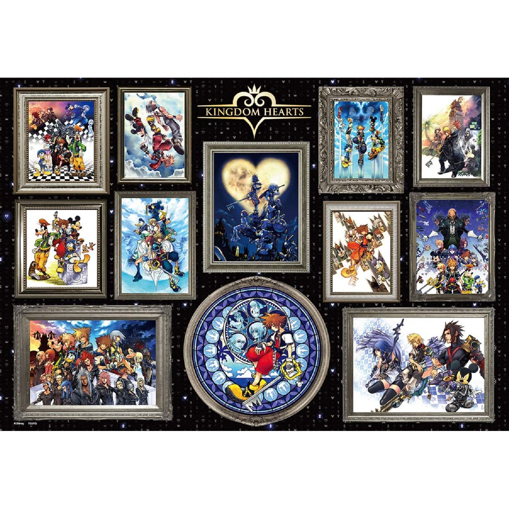 1000 Piece Disney Tenyo Japan Jigsaw Puzzle 51x73 5cm Kingdom Hearts Art Collection Direct From Japan 30433 Shopee Singapore