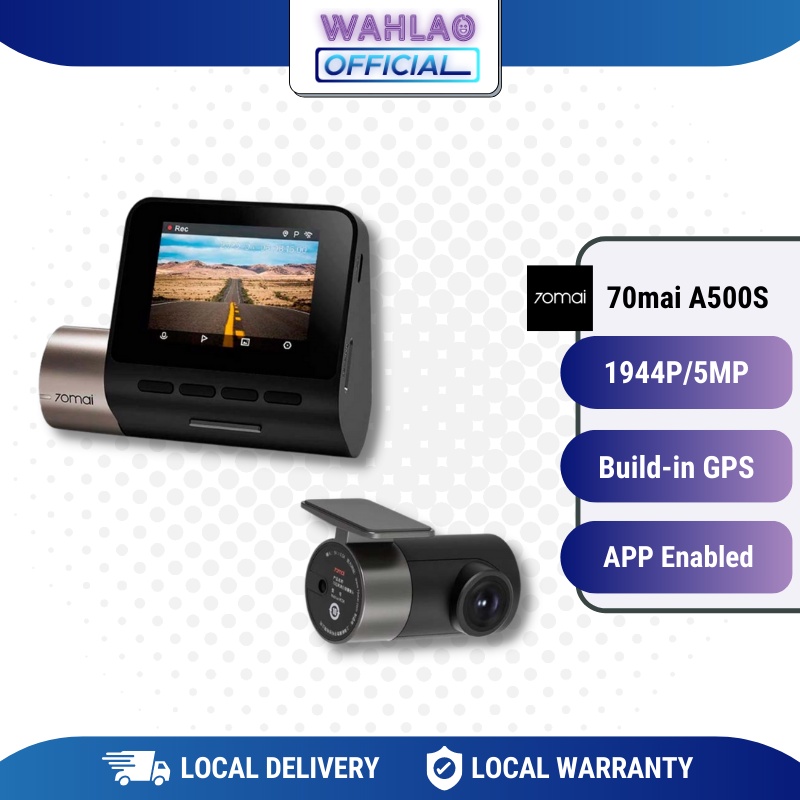 70mai Pro A500S Pro Plus Smart DashCam DVR 1944P HD WiFi Car Camera