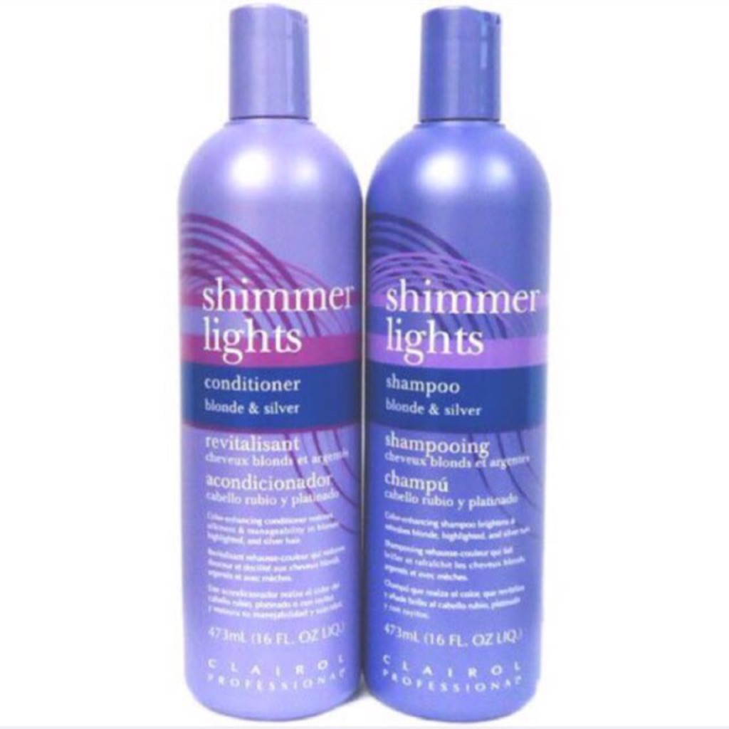 Ready Stock Clairol Shimmer Lights Purple Shampoo Shopee Singapore