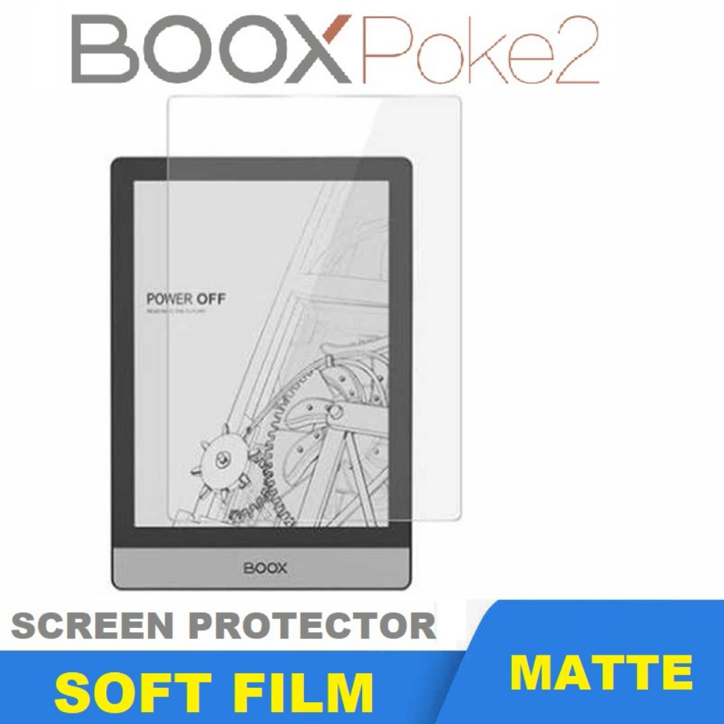 Onyx Boox Poke 2 and 3 Soft Film Matte Screen Protector Poke2/3