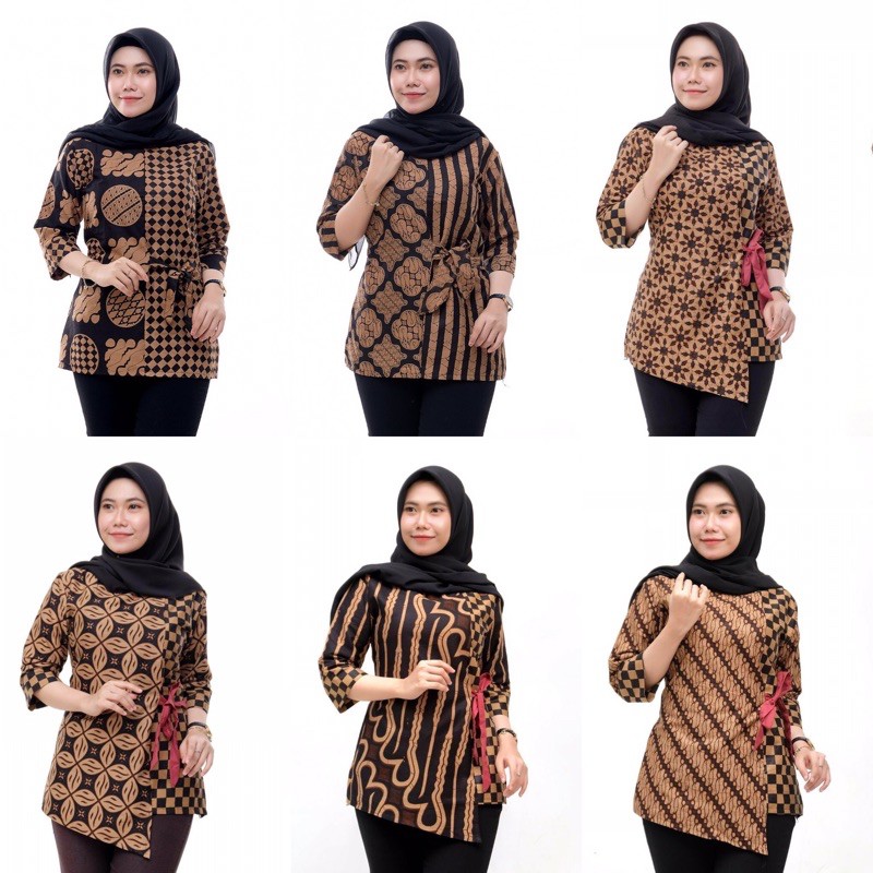  Blouse  Batik  Blouse  for Women Batik  Tops Blouse  Batik  