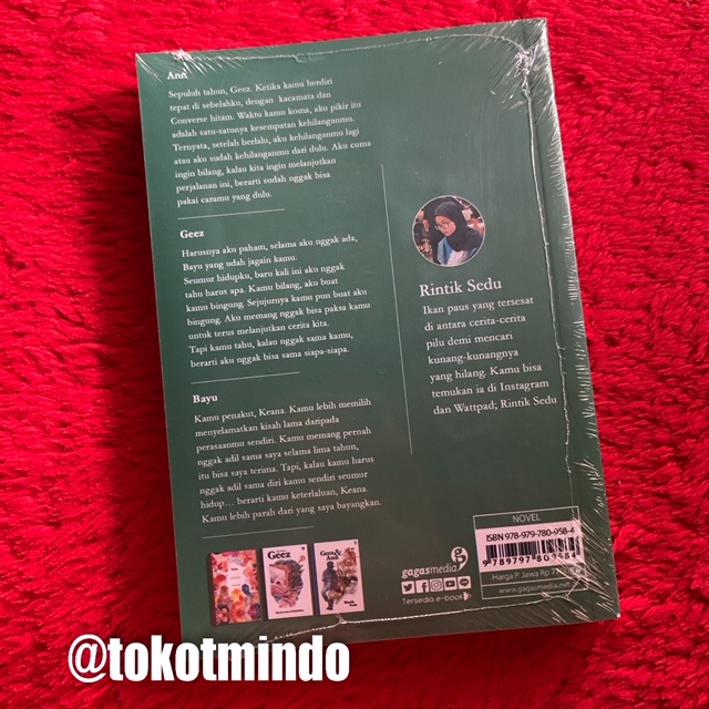 Novel Geez Ann 3 Sedu Rintik New Cover Shopee Singapore