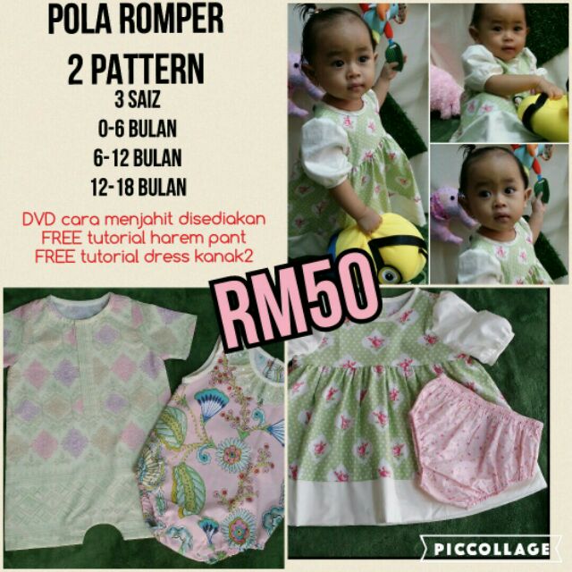 pola jumpsuit baby