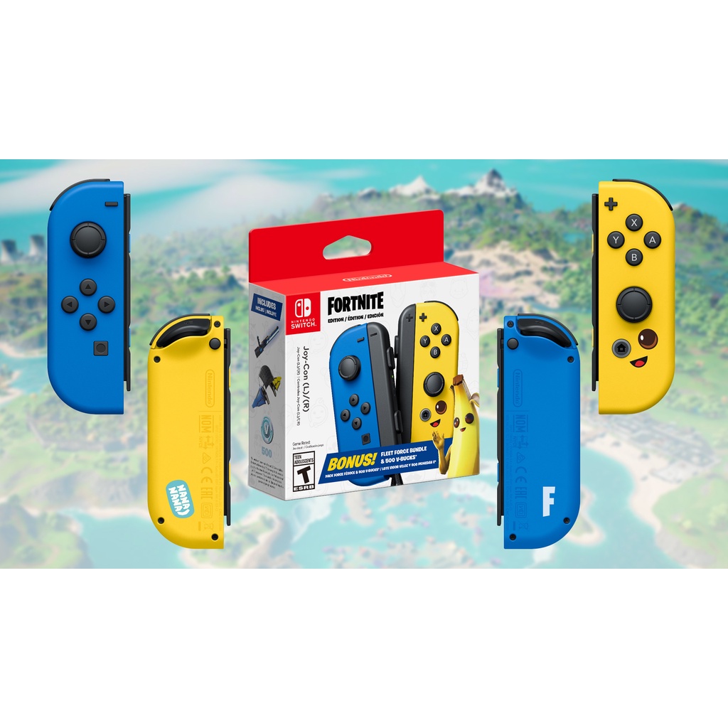 Nintendo Switch Joy Con Controller Fortnite Edition Fleet Force Bundle Limited Edition Shopee Singapore