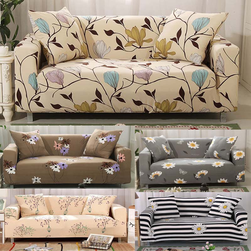 1 2  3 4 Seater  Sofa  cover Sarung  sofa  universal stretch 