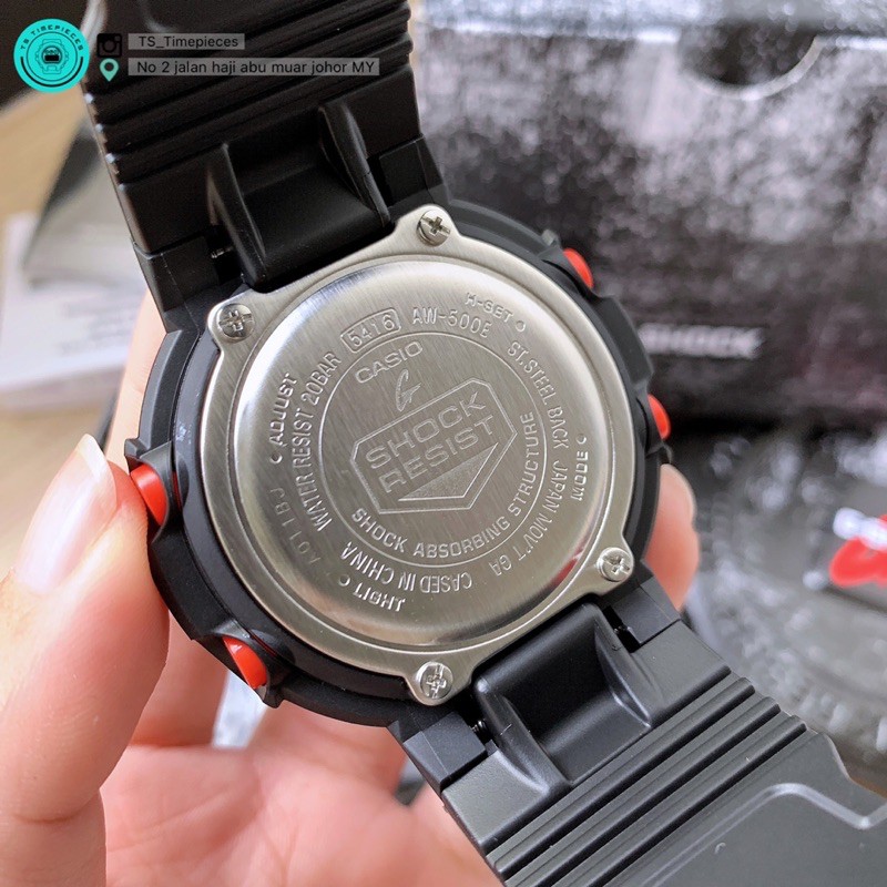 New G Shock Aw 500e 1e Aw 500e 1 Aw 500 Shopee Singapore