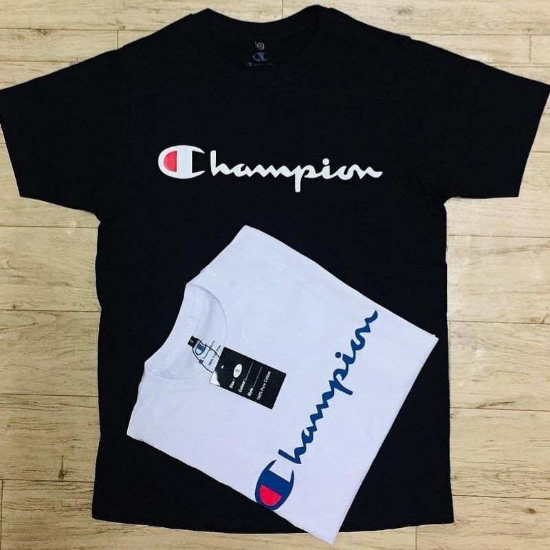 champion t shirt mens blue