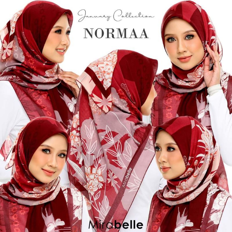 Tudung Bawal Mirabelle Normaa Shopee Singapore