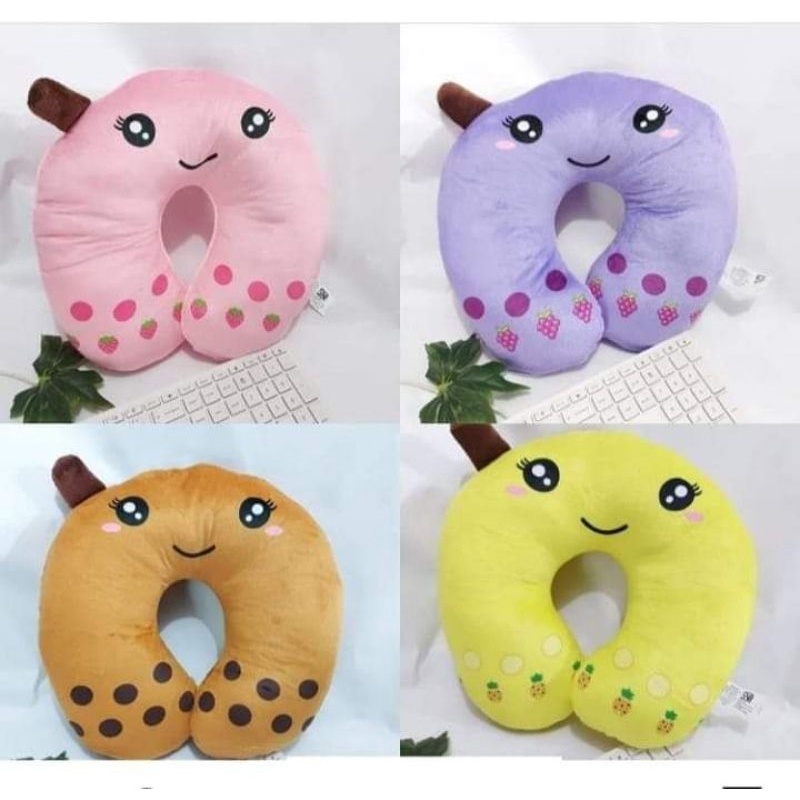 Boba Neck Pillow Boba Viral Character Neck Pillow | Shopee Singapore