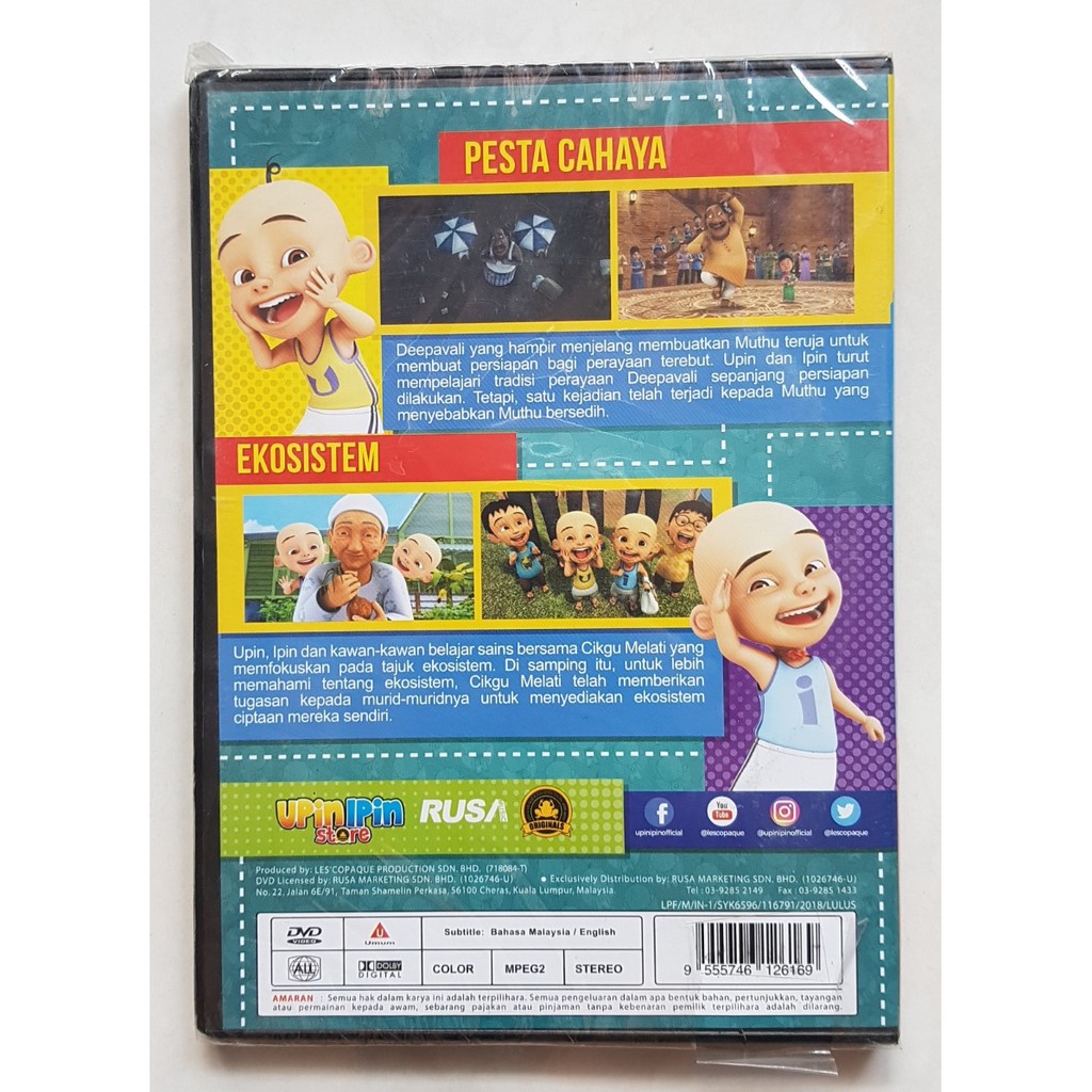 Upin Ipin Dvd Musim 10 Vol 54 Shopee Singapore